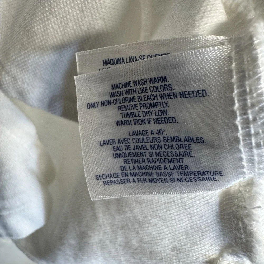 Ralph Lauren Polo Shirt Kids Size 8 White Collared Preppy Classic Preowned